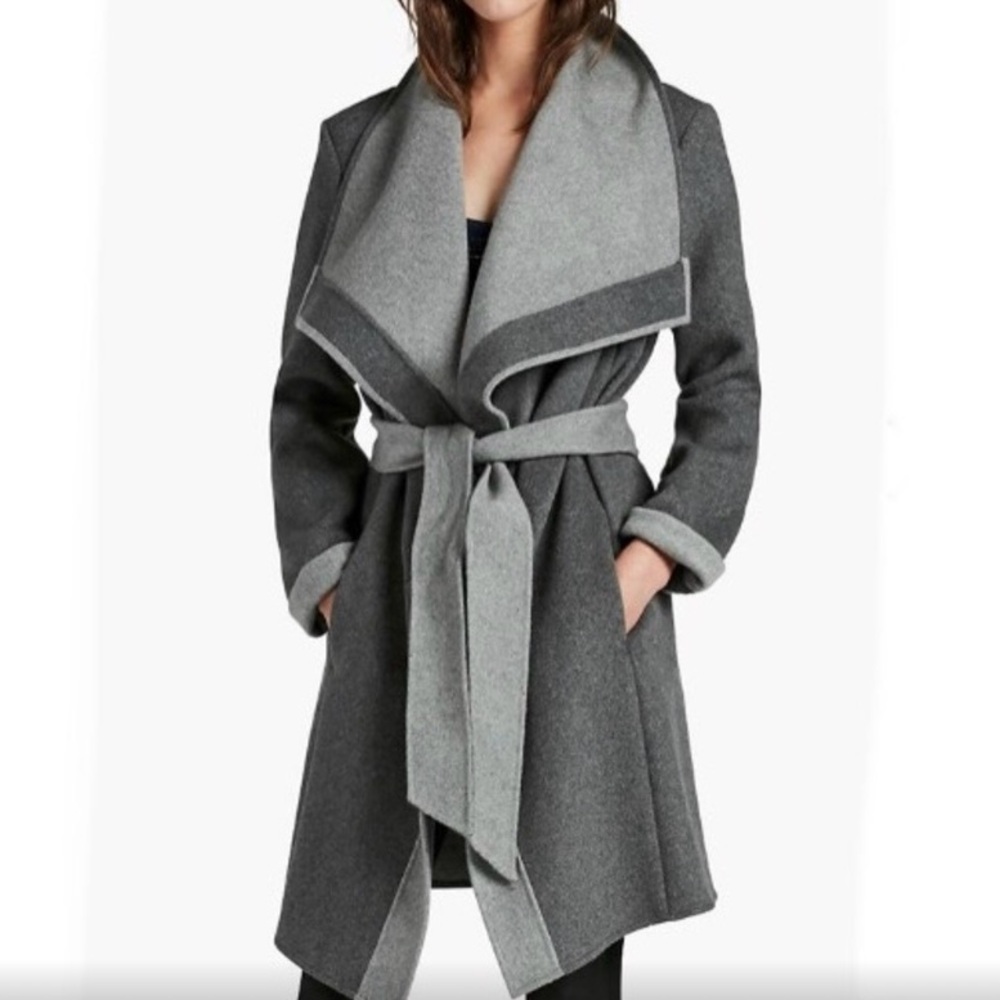 Lucky Brand Wool Wrap Coat